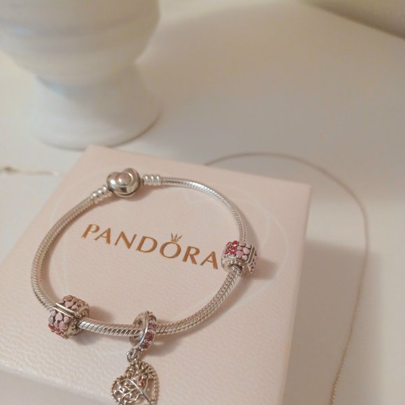 PANDORA TREE OF LOVE SET - Necklace & Bracelet - Picture 2 of 3